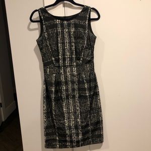Burberry check print dress.